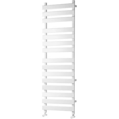 Heatwave Perlo Flat Panel Heated Towel Rail 1500mm H x 500mm W - White