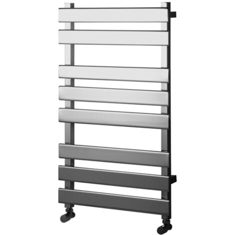 Heatwave Perlo Flat Panel Heated Towel Rail 800mm H x 500mm W - Chrome