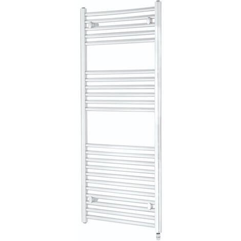 Heatwave Richmond Electric Straight Towel Rail 1186mm H x 450mm W - White