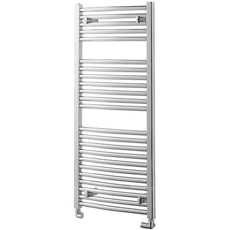 Image of Heatwave Tempo Curved Chrome Ladder Towel&hellip;