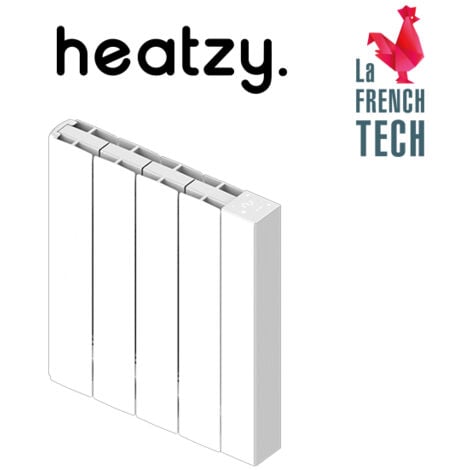 HEATZY GLOW RADIATEUR CONNECTÉ À INERTIE CÉRAMIQUE HORIZONTAL 2000W - HEA041041