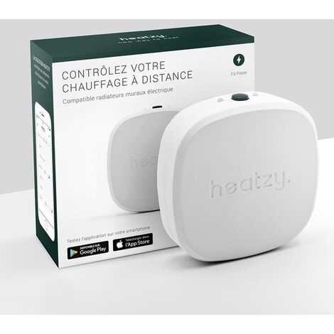 Heatzy – Programmateur de chauffage intelligent connecté Wi-Fi – Gestion de chauffage à distance – Économie d'énergie jusqu'à 20% – Installation facile