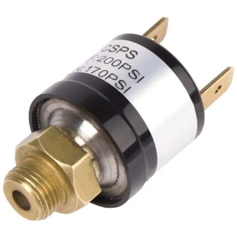 Heavy-duty 12V 170-200 psi air pressure control switch valve switching air compressor horn pump car train regulator 1/8" NPT