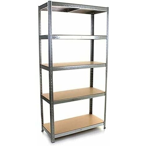 BRIEFNESS Heavy Duty 5 Tier Racking Shelf Garage Shelving Storage Shelves Unit (180x90x40cm)