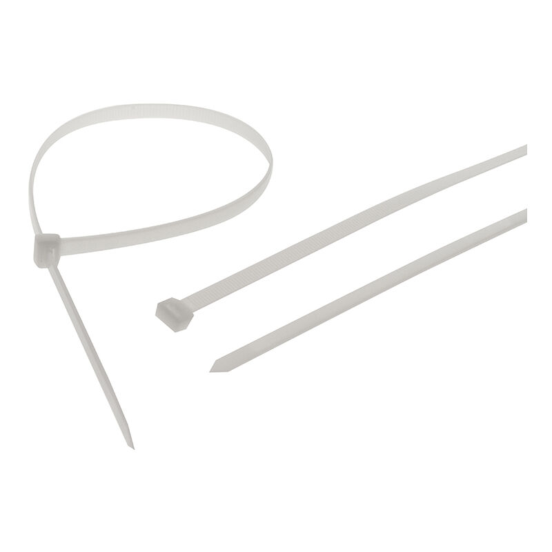 Heavy-Duty Cable Ties White 9.0 x 600mm (Pack 10) FAICT600WHD - Faithfull