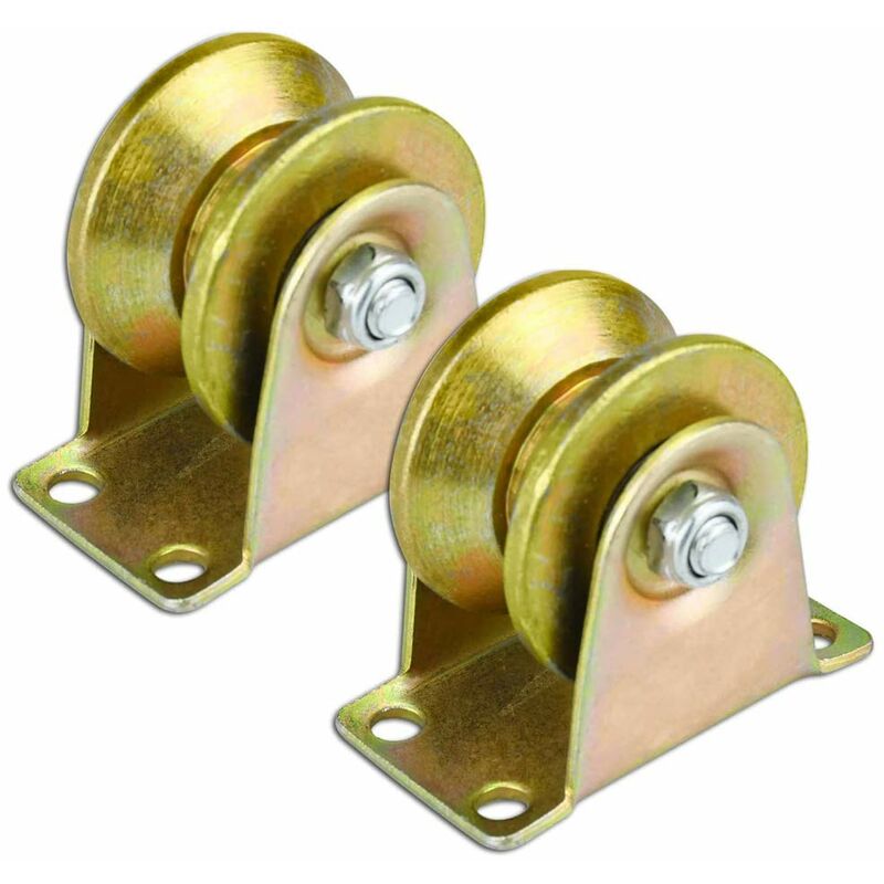 joorrt 2 v groove track wheel heavy duty rigid cas Joorrt 2 v groove