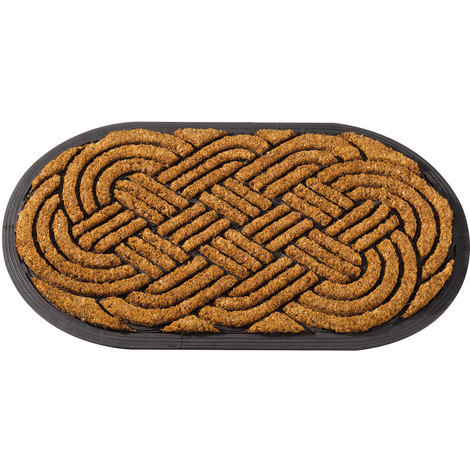 Heavy Duty Celtic Knot Oval Door Mat 75 X 45cm