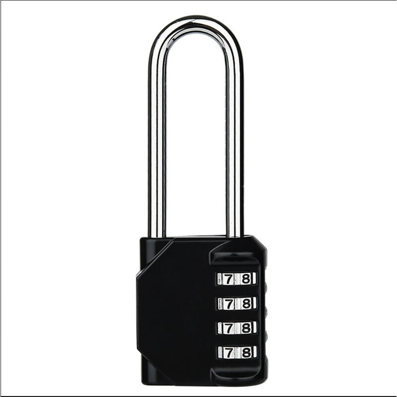 Heavy Duty Combination Padlock - Weatherproof Padlock, Resettable Lock, 43mm Zinc Alloy Shackle 4 Digit