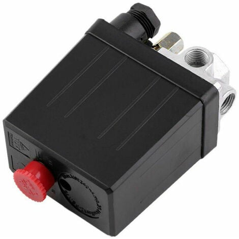 Pressostat Compresseur, Vanne Compresseur Air 380V 3 Phase Air Compressor  Pressure Switch G1 / 4Pressostat 4 Trous Verticale Pressostat Accessoires  Compresseur pour le Compresseur d'Air : : Bricolage