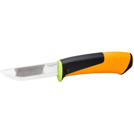 Heavy-Duty DIY Utility Knife with Integrated Sharpener and Impact Surface