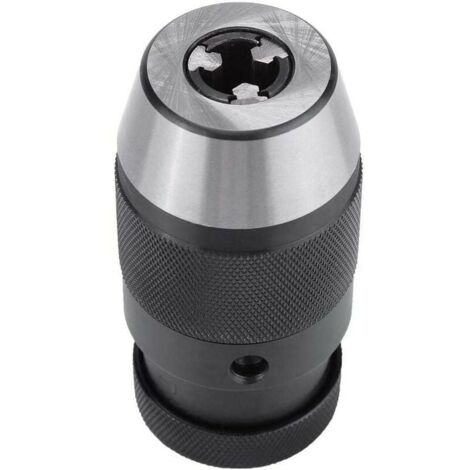 Heavy Duty Drill Chuck, 1pc 0-13mm 1/2 B16 Keyless Steel Self-Tightening Drill Chuck for Lathe Electric Drill Press Chuck