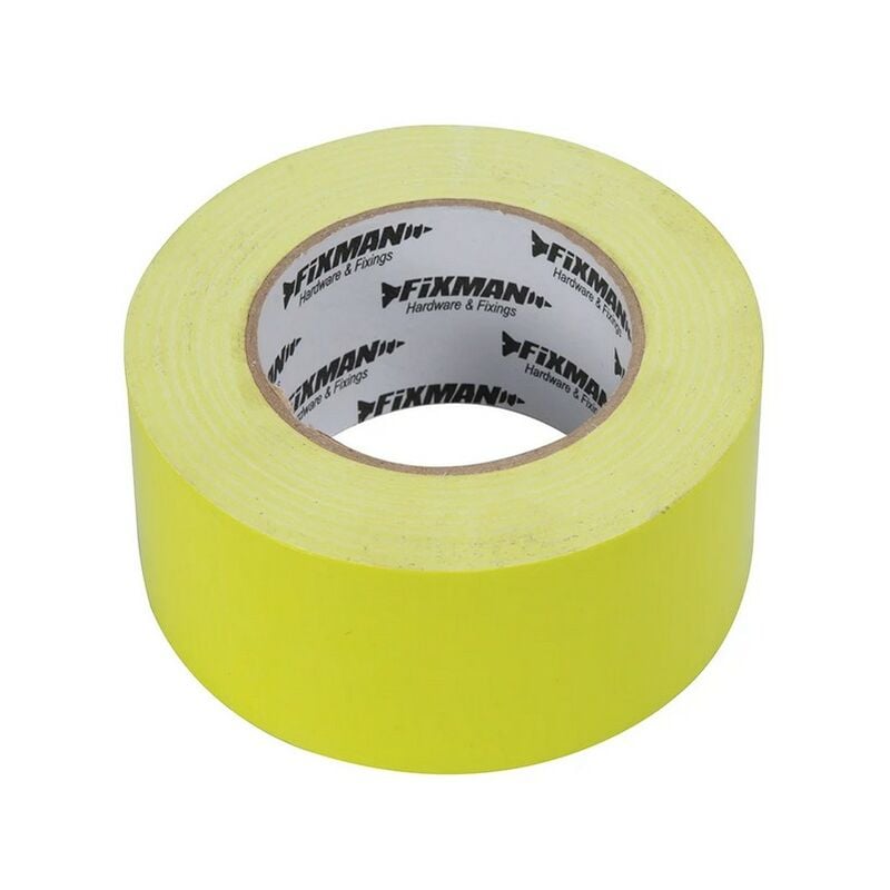 188245) Heavy Duty Duct Tape Hi-Vis 50mm x 50m - Fixman