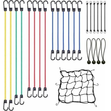 Bungee cords with hooks