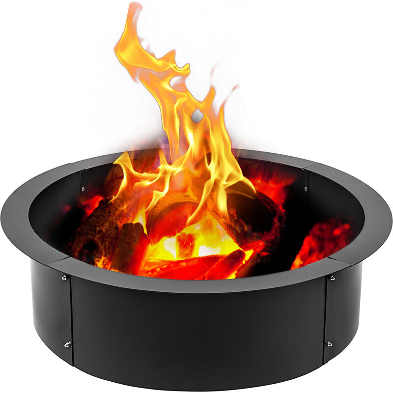 Feuerkorb Fire Pit Ring/Liner diy Q235 Steel Campfire Pit 45 Inch Outside x 39 Inch Inside Feuerschale bbq Grill Gartenfeuer - Vevor