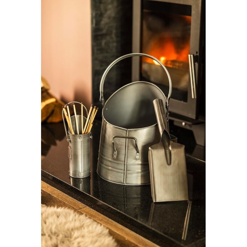 Image of Heavy Duty Fireside Storage set Coal&hellip;
