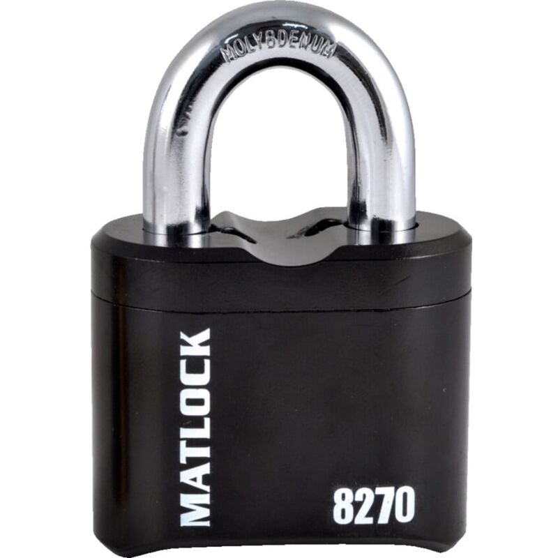 Heavy Duty Hardened Steel Combination Padlock - 62mm - Matlock