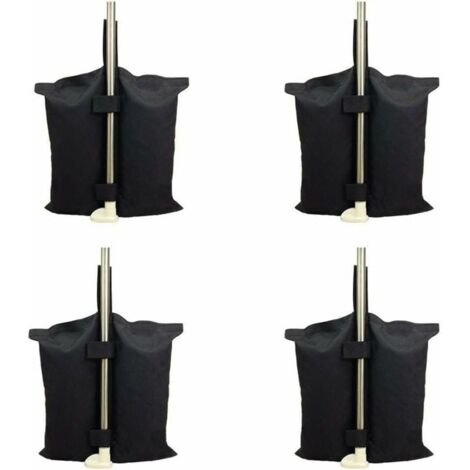 Heavy Duty Industrial Grade Weight Bag with Double Stitching for Pop Up Tent Canopy Black