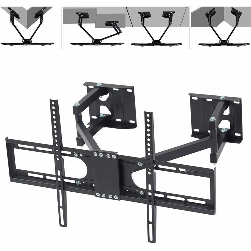 Heavy Duty Large Wall Corner tv Mount Full Motion Swing Arm Bracket for 32-65inch