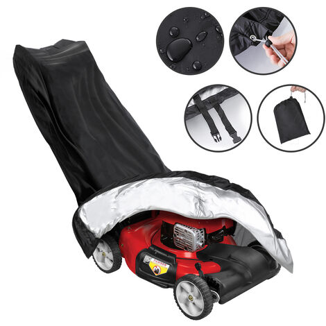 main image of "Heavy Duty Lawn Tractor Mower Cover Universal Push Mower UV Dust Protection"