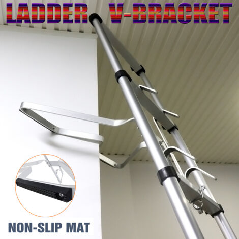 HEAVY DUTY Leiter Stand Off V Form -Halterung Eckleiter Bleiben Sicheres Zubehör