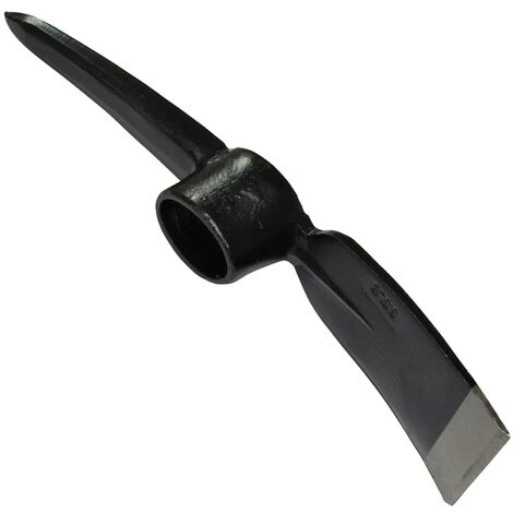Heavy Duty Mattock Pick Axe Head (5.5LB 2.5KG Replacement Steel Garden Digging Tool Concrete)