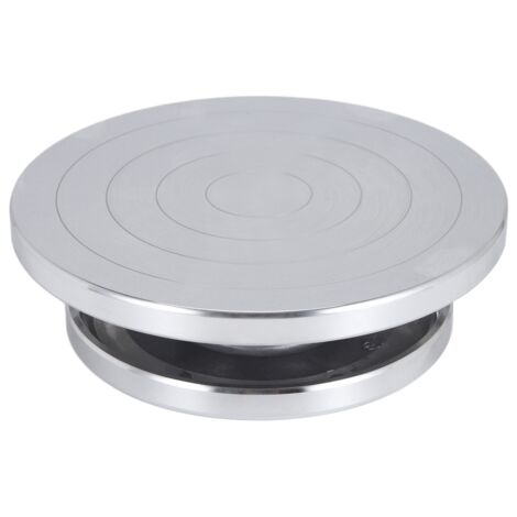 Plateau Tournant Manuel PrimeMatik – 30,6 Cm Transparent, Charge 30 Kg – Pour Photo, Maquette, Exposition