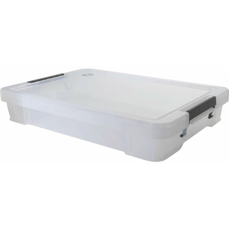 Whitefurze Allstore 12LTR 550X360X90MM Storage Box with Lid