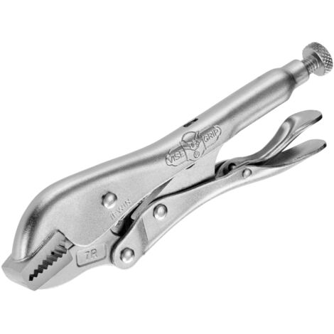 Heavy-Duty Straight-Jaw Locking Pliers (Vise-Grip) with 175mm Length, 38mm Clamping Capacity, Durable Dented Jaw Mors