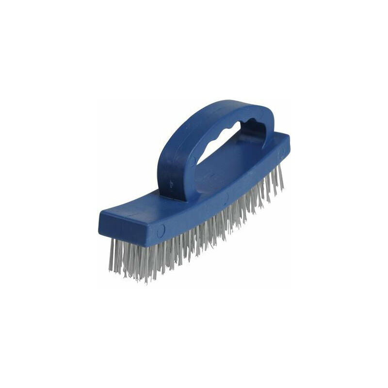 Heavy Duty Wire Brush With Handle For Scrubbing & Rust Removal