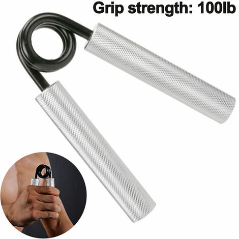 Heavy Grips, Hand Grippers for Beginners to Professionals, 100 livres, argent