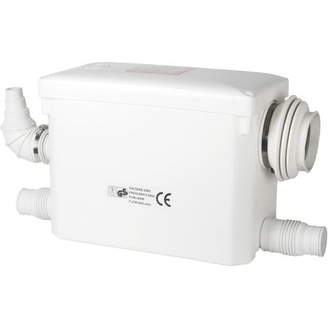 Hebeanlage FÄKALIENpumpe Abwasserpumpe Vorwand, Hänge WC Ersatz SaniPack