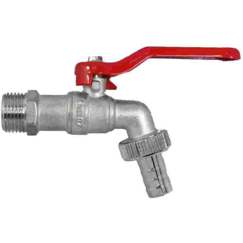 Boni-Shop® Auslaufventil Garten, 1/2 Zoll, Hebelventil Stahl