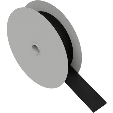 Hebotec 11-KE20002,5FRT Klettband zum Bündeln Haft- und Flauschteil (L x B) 2500 mm x 20 mm Schwarz