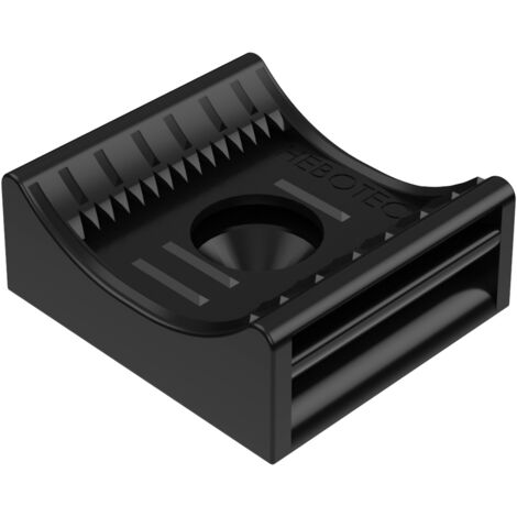 Hebotec KBS 8 - 35 Klettbandsockel zum Anschrauben   Schwarz 1 St.