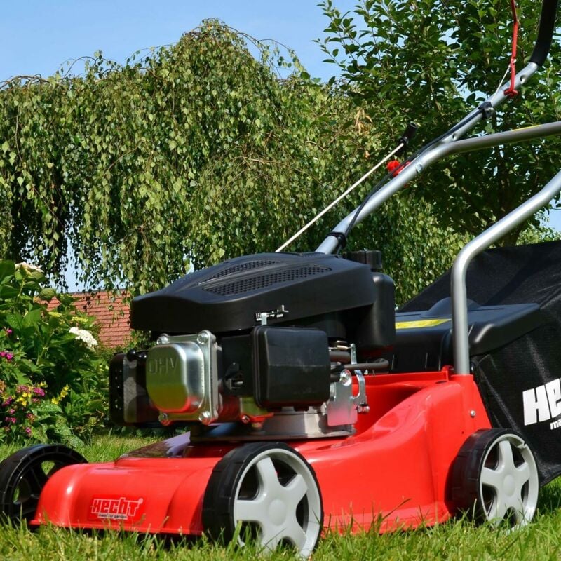 Hecht - jardin 5406 Tondeuse à gazon essence 40 cm 3 positions 25-55 Bac 40 l bb loisir