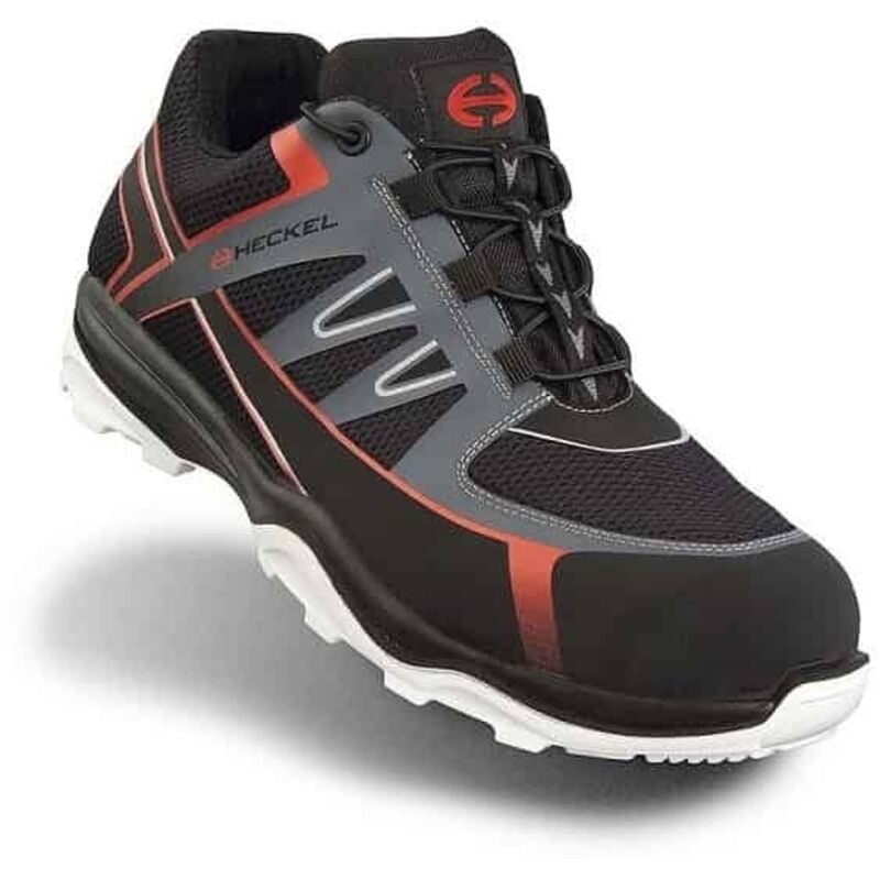 Baskets de sécurité basses RUN-R100 S1P - 6261003 - Noir / Gris clair - 38 - Heckel