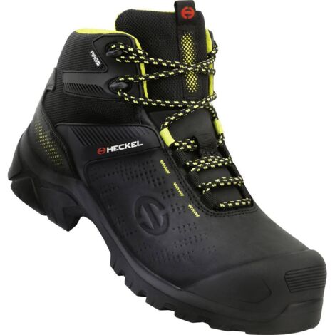 Heckel MACCROSSROAD 3.0 S3 HIGH 6731343 Stivali di sicurezza S3 Taglia delle scarpe (EU): 43 Nero, Giallo 1 Paio/a