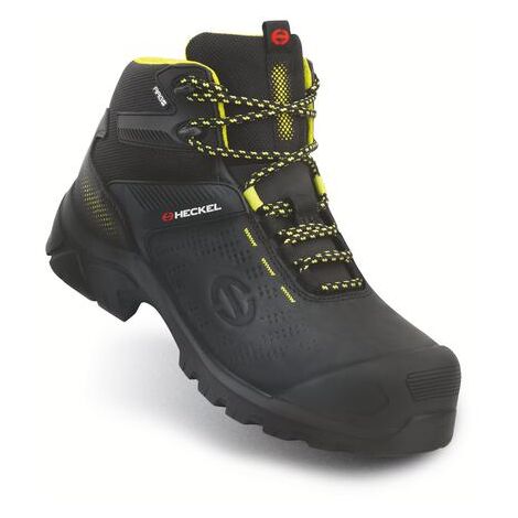 Heckel MACSOLE ADVENTURE 3.0 Halbschuhe S3 schwarz, gelb Weite 11 Gr. 44
