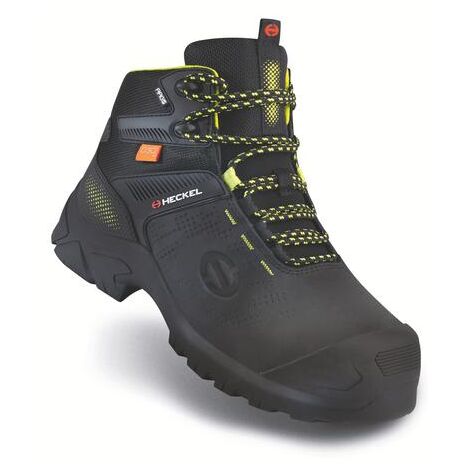 Heckel MACSOLE ADVENTURE 3.0 Stiefel S3 schwarz, gelb Weite 11 Gr. 44