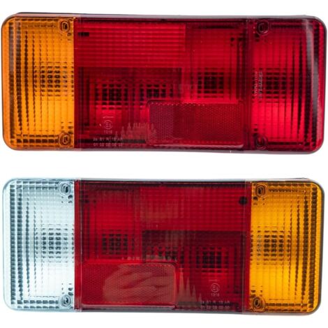 Heckleuchte 12/24V Links/Rechts mit Sockel für Iveco Daily Ducato Boxer Jumper LKW Anhänger