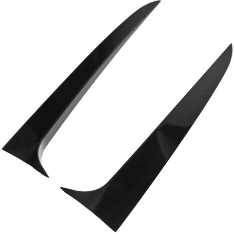 Heckscheiben-Seitenspoiler, Paar ABS-Heckspoilerverkleidung links rechts Flügel schwarz glänzend für X3 F25 2011-2017