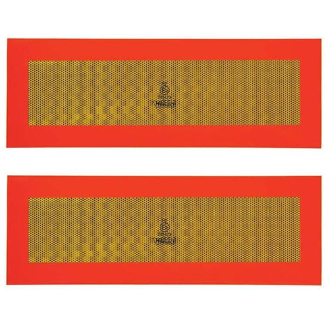 Heckwarnschildaufkleber ece 70