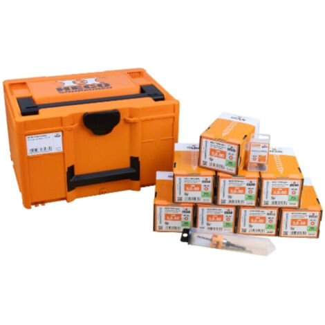 HECO-Aktionskoffer Terrasse, Systainer³ M237, 1.600 Schrauben + Zubehör