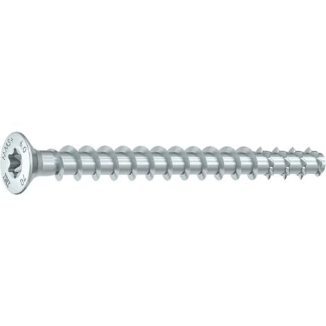 HECO-MM plus Senkkopf 6x40 Schraubanker mit Bewertung, Stahl verzinkt - 100 Stück