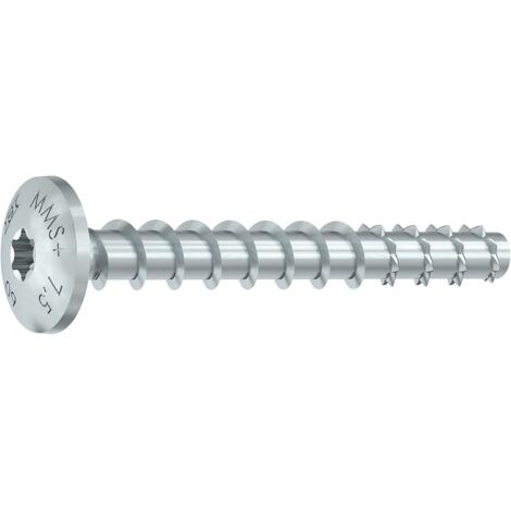HECO SCHRAUBEN HECO-MMS plus 7.5x 50 verzinkt Multi-Monti Montageschienenanker