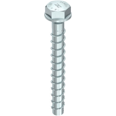 Heco MULTI-MONTI-plus SSK 16,0 x 130 Sechskantkopf mit Scheibe + Konus A2K 10 Stk