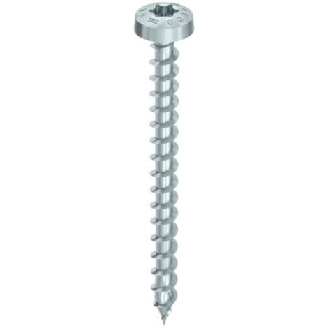HECO Rundkopf TOPIX-plus 4,5 x 40, T-Drive, Variables Vollgewinde, verzinkt blau, A3K 200 Stk