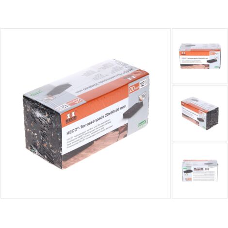 HECO-Tampon terrasse 20mm a 12 pièce