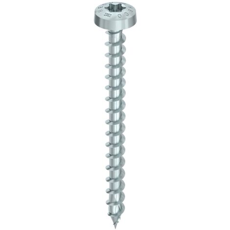 HECO-Topix-Plus-Schraube - Ø3,5x16mm - Runder Kopf - Variables Gesamtgewinde - T20 - Packung mit 1000 Stück - 60203