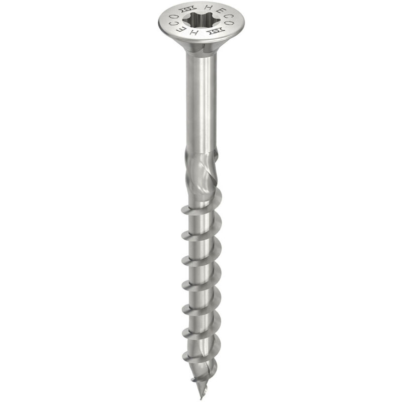 Heco Schrauben - Heco-topix-plus-schraube - Ø4x25mm - Senkkopf Mit Frästaschen - Teilgewinde - T20 - Packung Mit 200 Stück - 61662
